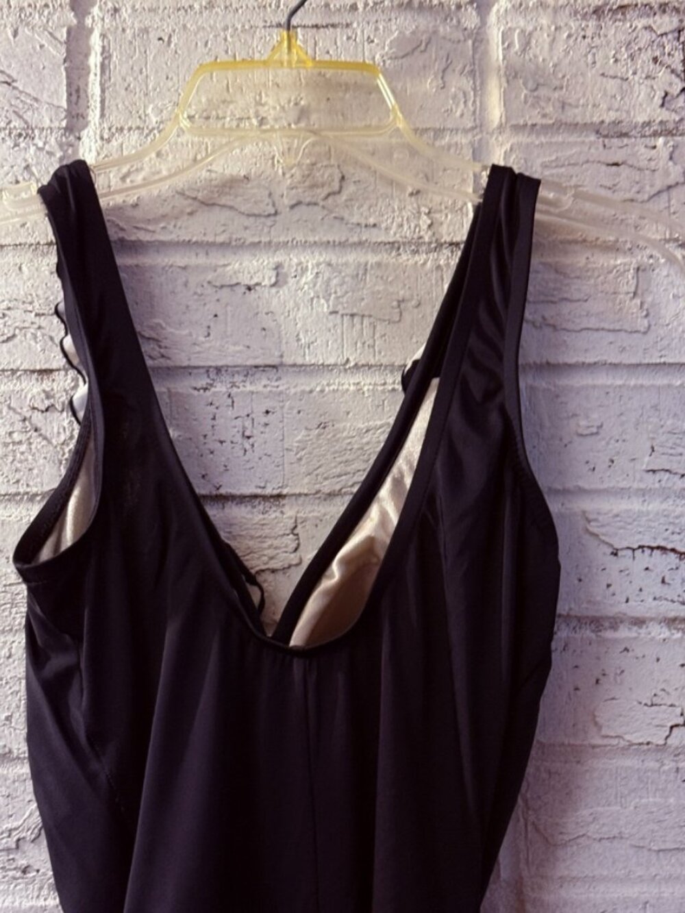 Rose Marie Reid Womens 10 Black Zebra Ruffle One Piece Swimsuit Vintage - Picture 6 of 9